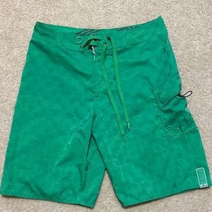 Oakley Men's Vibrant Green Board Shorts